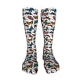 thumbnail image 5 of Rateoe Cute Butterfly print Women's Men's Novelty 20in Crew Socks Cotton Socks Knee High Socks for Walking,Running,Nurses,Pregnancy-One Size, 5 of 8