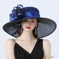 thumbnail image 2 of Kcolen Tea Party Hats Elegant Women's Wide Brim Sun Hat for formal Events Wedding Guest and Garden Tea Party Occasions, 2 of 4