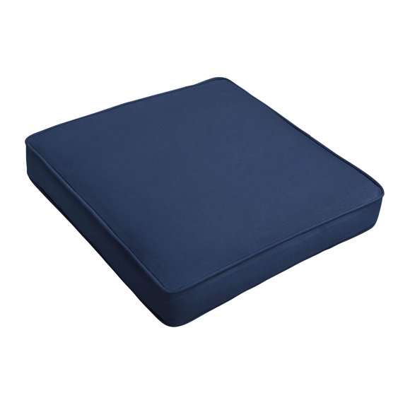 Sorra Home Sunbrella Canvas Navy Outdoor Cushion, 20 x 20