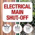 thumbnail image 4 of Electrical Main Shut-Off Sign,, 4 of 8