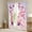 Pink, variant on Erosebridal Pink Axolotl Curtains and Drapes (38x45), Boba Milk Tea 30%-50% Blackout Curtains for Bedroom, Blossoms Flower Curtains for Living Room, Window Curtains Room Decoration