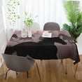 thumbnail image 6 of Running Horse Rectangle Tablecloth Waterproof Polyester Table Clothative Stain Resistant & Wrinkle Resistant Washable Table Cover for Dining Table/Party/Camping 60x90 Inch Decor Gift, 6 of 7