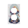 thumbnail image 3 of Switch Panel Switch Decoration 2.76x4.53x0.28 Inches Unused Outlet Cover Switch Plate Wall Plates Living Room Kitchen Bedroom Study Switches Cartoon Mushroom Man, 3 of 8