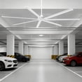 thumbnail image 4 of Parrot Uncle 100" Aluminum Blade White HVLS Ceiling Fan without Light, Extra Large Windmill Ceiling Fan with Remote Control, 4 of 17