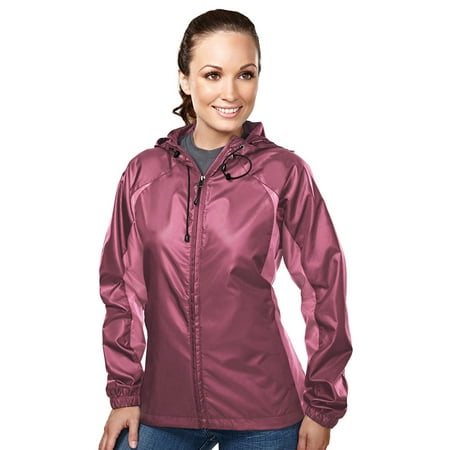 Tri-Mountain Women's Diamond Hooded Shell Jacket