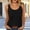 Black, variant on Women's Tank Top Tummy Control Bathing Suit Top Modest Swim Tank Top 2026 Brown XXL