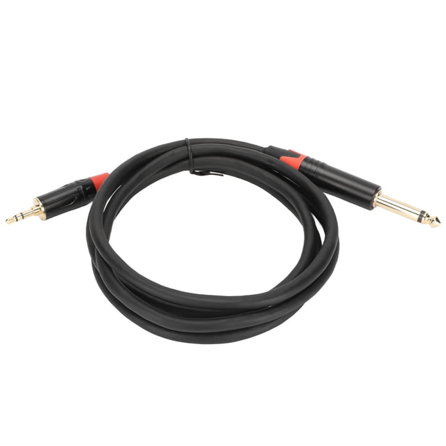 Cable Adaptador Macho De 3,5 Mm A Macho De 6,5 Mm, Adaptador Plug And Play De Baja Pérdida De 4,9 Pies De 3,5 Mm A 6,5 mm Duradero Para Estaciones De Mezcla Para Equipos De