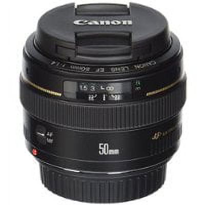 Canon Teleobjetivo Estándar y Medio EF 50mm f/1.4 USM para Cámaras Réflex Canon - Fijo