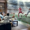 thumbnail image 4 of 4-piece ball stand, acrylic ball display stand, compatible with football, basketball, volleyball, rugby, 4 of 5