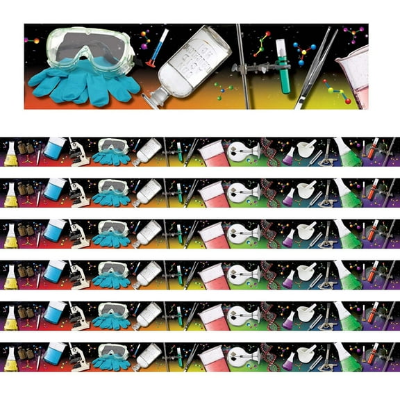 Edupress Science Tools Photo Border, 35 Feet Per Pack, 6 Packs