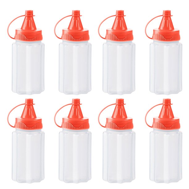 Botella de plástico para condimentos Vhermosa juego de botellas para apretar CPB-CJZ1785-2