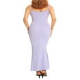 thumbnail image 4 of Robe Crayon Décontractée Sans Manches Longue Bodycon Maxi Col Rond Caramel L, 4 of 7