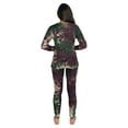 thumbnail image 2 of Just Love Women's Tie Dye Two Piece Pajama Set (Tie Dye Olive Rust, X-Large), 2 of 3