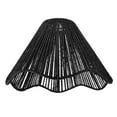 thumbnail image 5 of Woven Lampshade Boho Light Shade for Living Room Dining Table Kitchen Island Black, 5 of 9