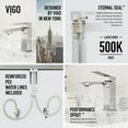 thumbnail image 6 of VIGO Dunn Single Handle Single-Hole Bathroom Faucet in Chrome, 6 of 13