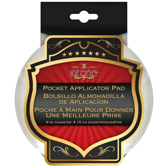 SM Arnold SELECT 25-508 Applicator Pad with Pocket, 6 in, Terry Knit