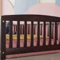 thumbnail image 5 of Leumius Twin Size Floor Fence Bed with Central Entrance, Pine Wood Floor Bed with Guardrails for Boys Girls Espresso, 5 of 9