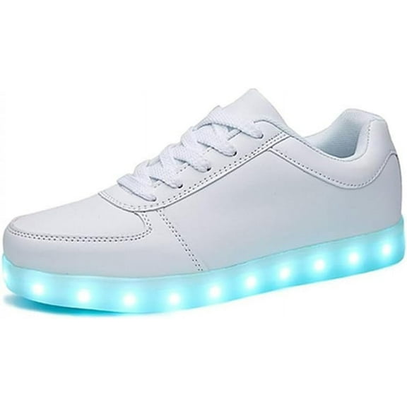 Multi-color LED Glow-in-the-dark Sneakers USB Port Suitable for Men and Women for Parties and Proms
