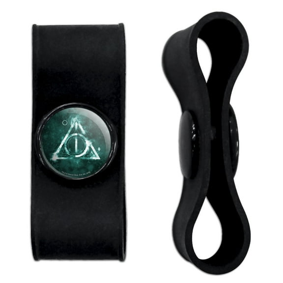 Harry Potter Deathly Hallows Logo Headphone Earbud Cord Wrap - Charging Cable Manager - Wire Organizer Set of 2