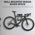 thumbnail image 3 of Wall Mounted Bicycles Storage Rack Horizontal Indoor Bike Rack Race Bike Wall Bracket Bicycles Stand Easy to Install, 3 of 3