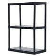 thumbnail image 4 of Home Basics 3 Tier Plastic Shelf, (38-inch), Black, 4 of 4