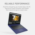 thumbnail image 4 of HP 14'' Ultral Light Laptop for Students and Business, Intel Quad-Core N4120, 8GB RAM, 320GB Storage(64GB eMMC+256GB MicroSD), 1 Year Office 365, Webcam, Wi-Fi, Windows 11 Home in S Mode, Blue, 4 of 7