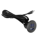 5V USB Prise de charge de la prise avec 2,5m/8.2ft cordon de puissance Installation intégrée pour la maison Canapé inclinateur
