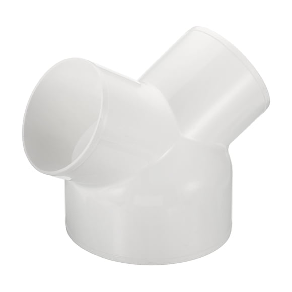 3 Way Duct Splitter Reducer, Y Fitting Air Vent Duct Connector Hose Exhaust Pipe Adapter , 6" to 4"