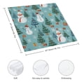 thumbnail image 3 of PHYHOO Cloth Napkins,Washable Dinner Napkins Christmas Snowman Great for Weddings, Parties, Holiday Dinner 6 PCS, 3 of 7