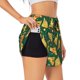 thumbnail image 1 of Balery Pizza Pantalones cortos deportivos para mujer con forro y dos bolsillos, elásticos, para entrenamiento, gimnasio, yoga-Medium, 1 of 7