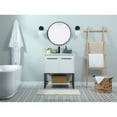 thumbnail image 6 of 30 inch single bathroom vanity in white, 6 of 8