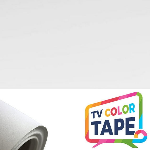 Matte White TV Color Tape