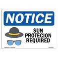 thumbnail image 1 of SignMission OS-NS-A-1218-L-16638 12 x 18 Po Panneau d'Avertissement OSHA - Protection Solaire Requise, 1 of 1