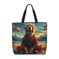 thumbnail image 1 of Balery Meditating Golden Retriever Bolsa de Mano para Mujeres con Cremallera, Bolsa de Gimnasio con Compartimentos, Bolsa para Laptop, Bolsa para Trabajo, 1 of 7