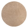 thumbnail image 3 of Unique Loom Everyday Shag Collection Area Rug - Solid (12' 4" Round Taupe), 3 of 6