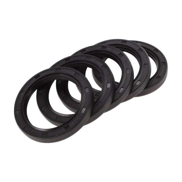 Anillo de Sello de Aceite Universal TG4 Lip Sello de Eje Rotativo 48x65x8mm Alta Presión Caucho NBR Negro 5 Pcs