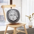 thumbnail image 5 of LALILO Throw Pillow Covers Greek And God Antique Art Greek Aged Ancient Cushion Cover 18" x 18", 2 Pack, 5 of 6