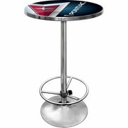 Trademark Global Pontiac Chrome Pub Table