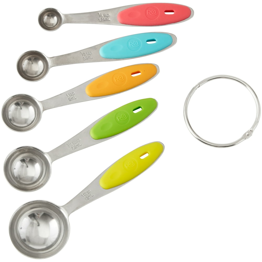 RO Measuring Spoon Set1/4, 1/2, 1tsp, 1/2 & 1 Tablespoon