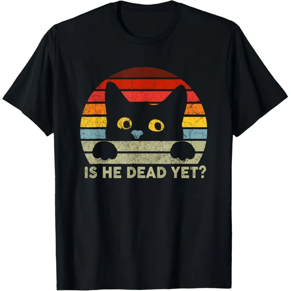 Is-He-Vintage-Dead-Yet cat T-Shirt