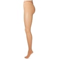 thumbnail image 2 of Danskin Collant Ultra-Doux en Microfibre pour Femmes, Toast Léger Classique, D, 2 of 3