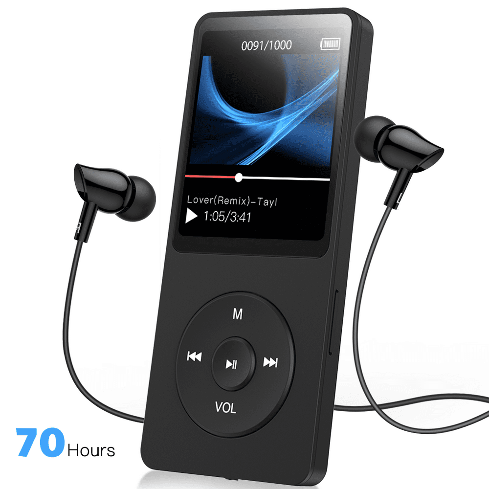 APGTEK A02S MP3 Player, Lossless Sound Music Player with Micro SD Card ...