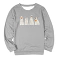 thumbnail image 3 of TINZ Chandail à Capuche Imprimé Chiot Animal Mode Décontractée Automne et Hiver Col Rond à Fermeture à Glissière pour Femmes, 3 of 3