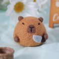 thumbnail image 3 of Nuevo kit de material para principiantes de peluche de lana de fieltro hecho a mano para hacer muñecos de bricolaje, lindos y regordetes peces grises de capibara, juguetes de peluche, decoraciones de, 3 of 5