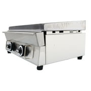 Techtongda Commercial Home Gas Grill Griddle Camp Countertop Flat Cooking Griddle Grill 2800Pa
