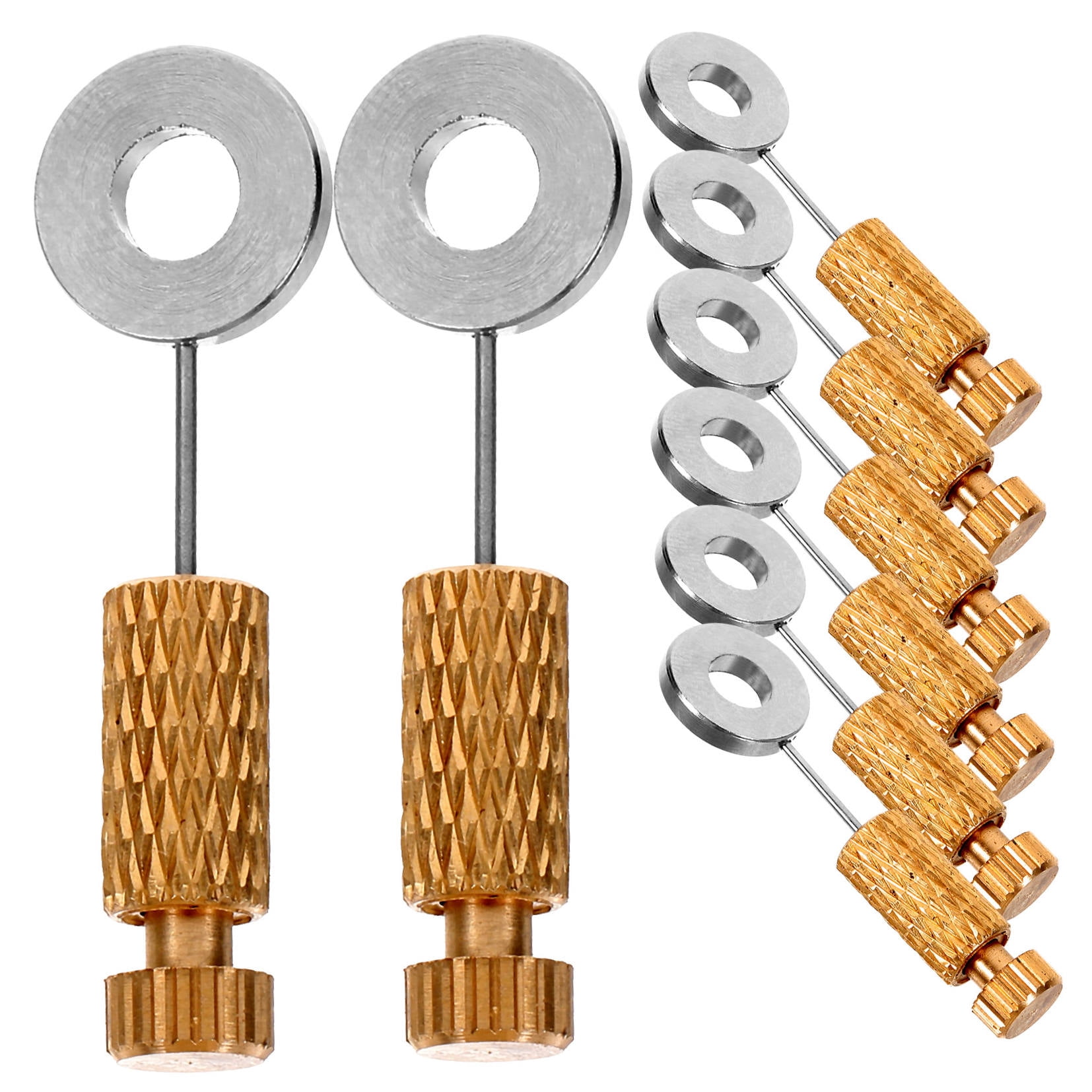 SEWCHICS Supplies Position Pin Multi 8Pcs 1.2X0.4X0.4In Stainless Steel