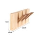 thumbnail image 4 of Perchero para sombreros BLESIY montado en la pared de madera con ganchos para almacenamiento, 4 of 8
