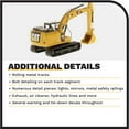 thumbnail image 5 of Diecast Masters 1:50 Caterpillar 320F L Hydraulic Excavator | High Line Series Cat Trucks & Construction Equipment | 1:50 Scale Model Diecast Collectible | Diecast Masters Model 85931, 5 of 8