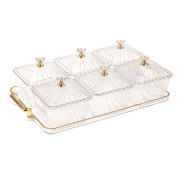 Plato de frutos secos multiusos para aperitivos, fiestas, comedores y festividades. borrar 6 cuadrícula