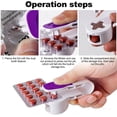 thumbnail image 3 of Portable pill popper pill extractor tool, tablet pill blister pack opening aid tool, suitable for the elderly and individuals, easily remove pills from blister packaging (2 pieces), 3 of 4